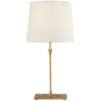 Visual Comfort Dauphine Bedside Lamp with Linen Shade