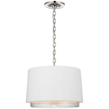Visual Comfort Sydney Small Pendant with Matte White Shade