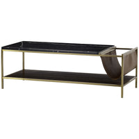 Sonder Living Chester Rectangle Coffee Table with Magazine Rack