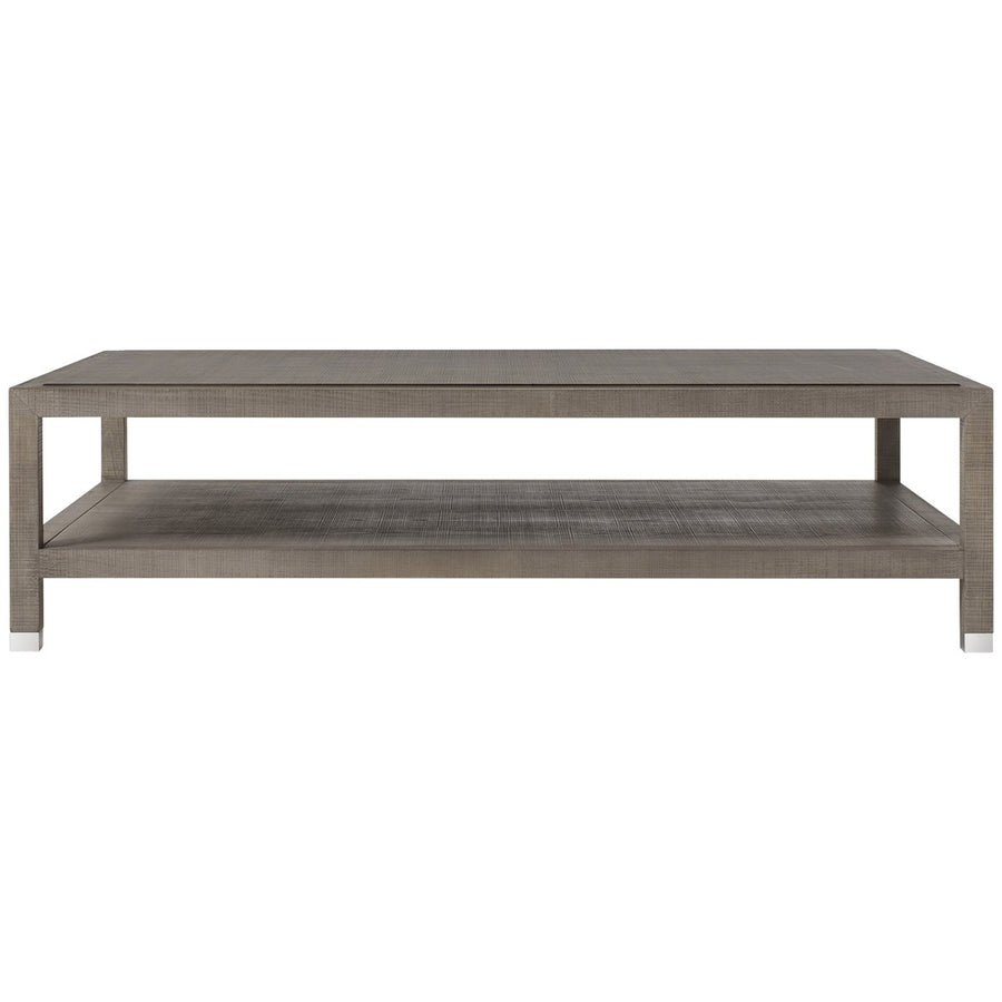 Sonder Living Raffles Grand Coffee Table - Grey and Pewter