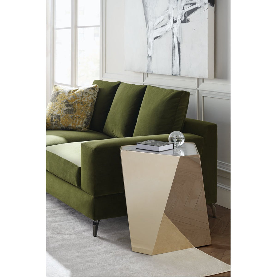Caracole The Contempo Side Table - Plated Metal