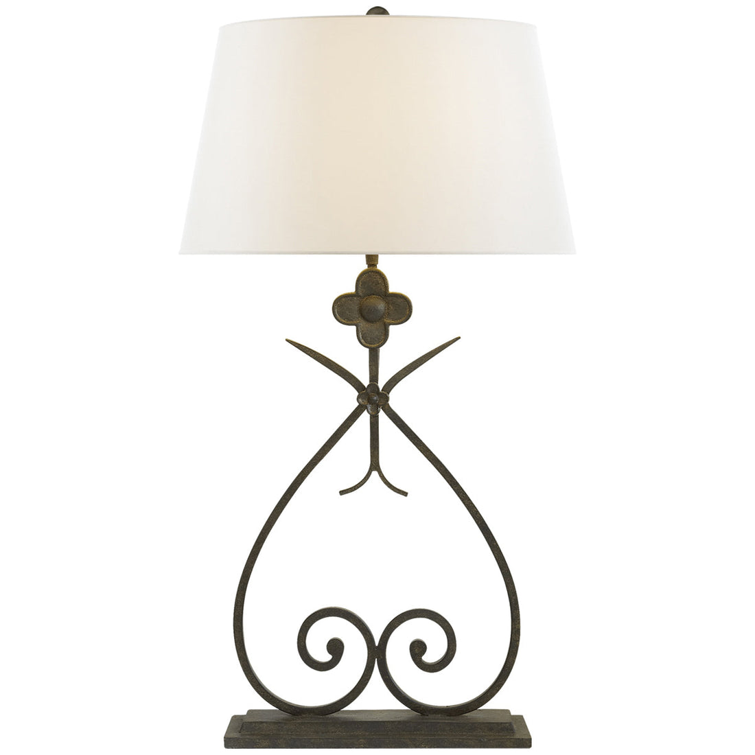 Visual Comfort Harper Table Lamp with Linen Shade