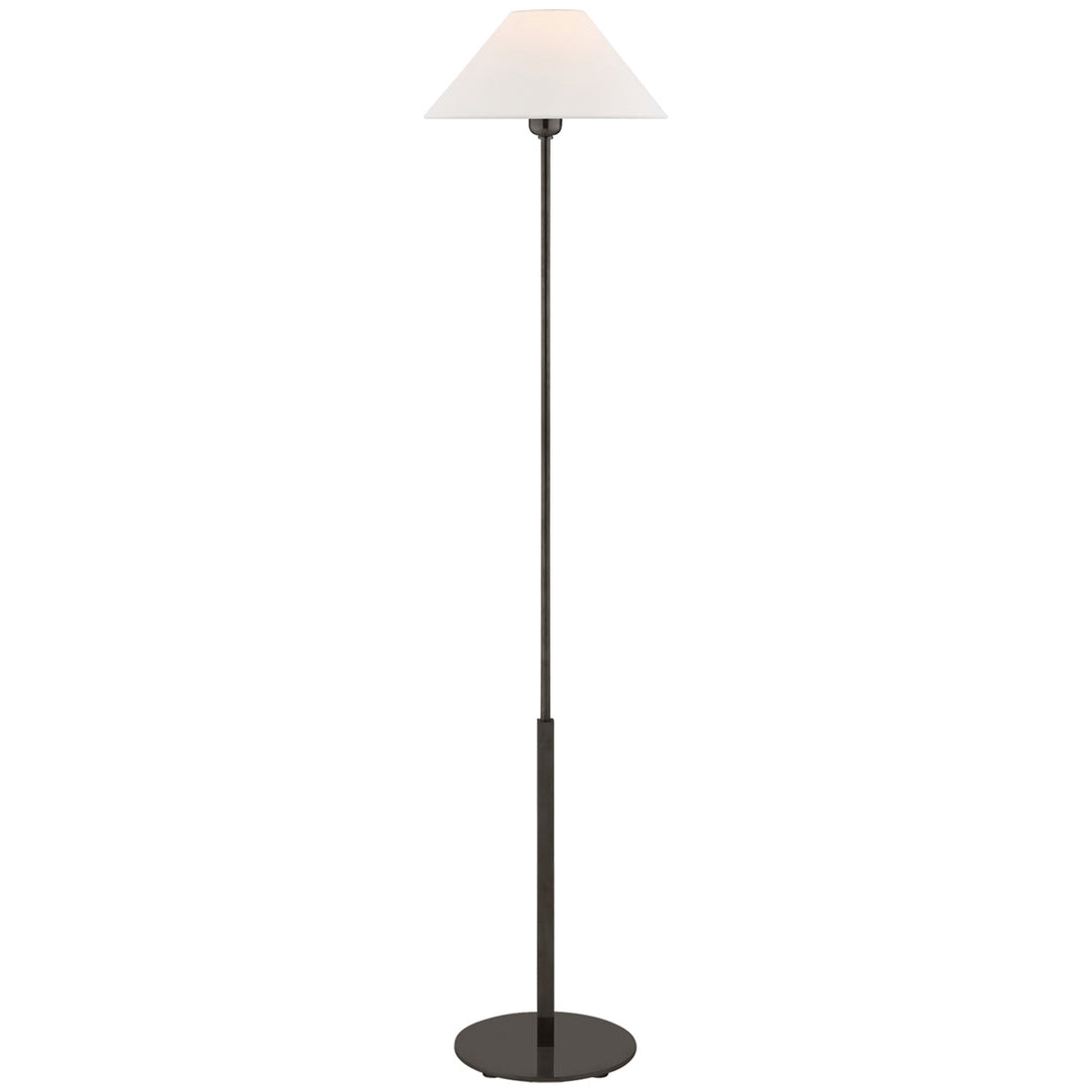 Visual Comfort Hackney Floor Lamp with Linen Shade