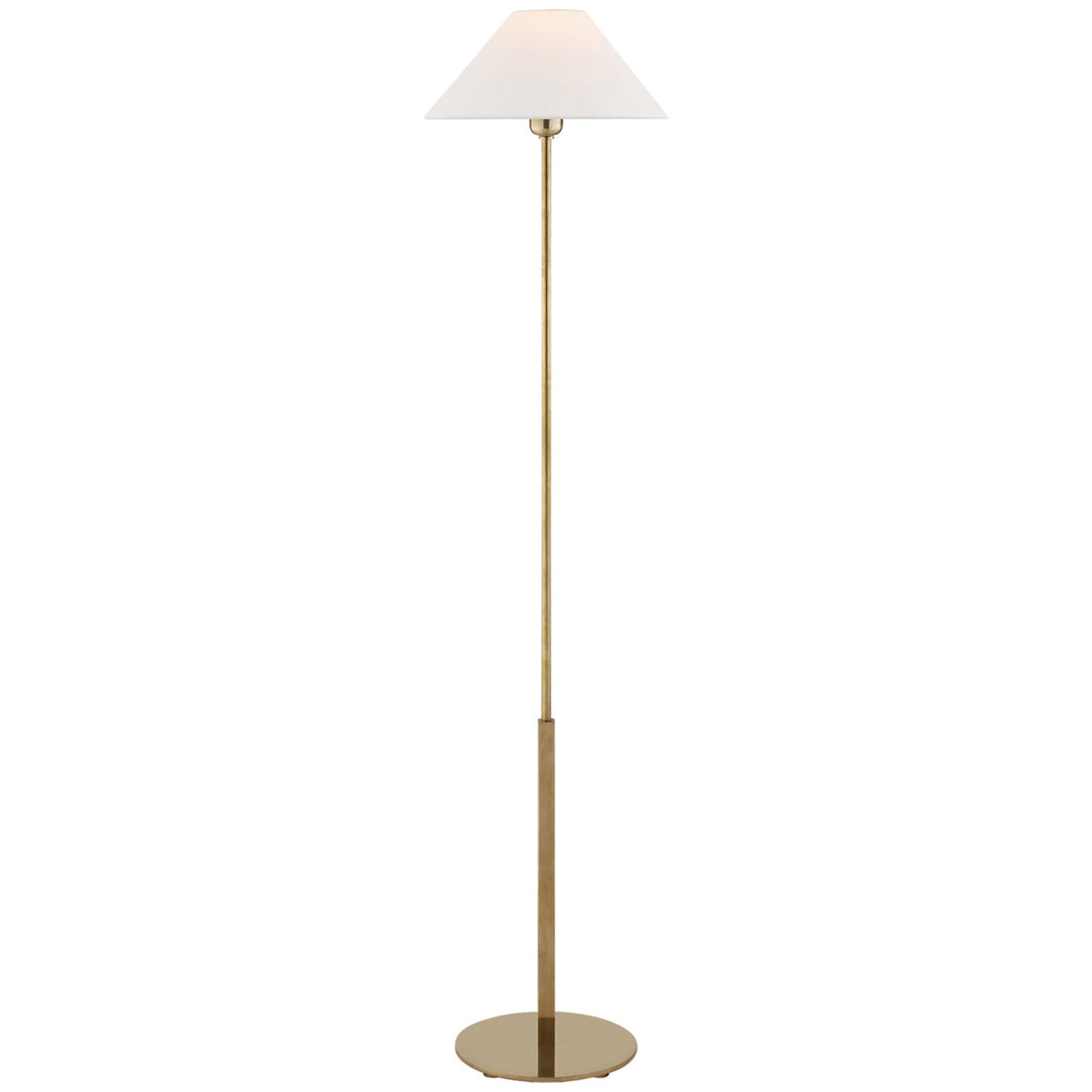 Visual Comfort Hackney Floor Lamp with Linen Shade