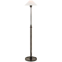 Visual Comfort Hargett Floor Lamp with Linen Shade
