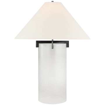 Visual Comfort Brooks Table Lamp with Linen Shade