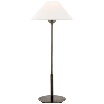 Visual Comfort Hackney Table Lamp with Linen Shade