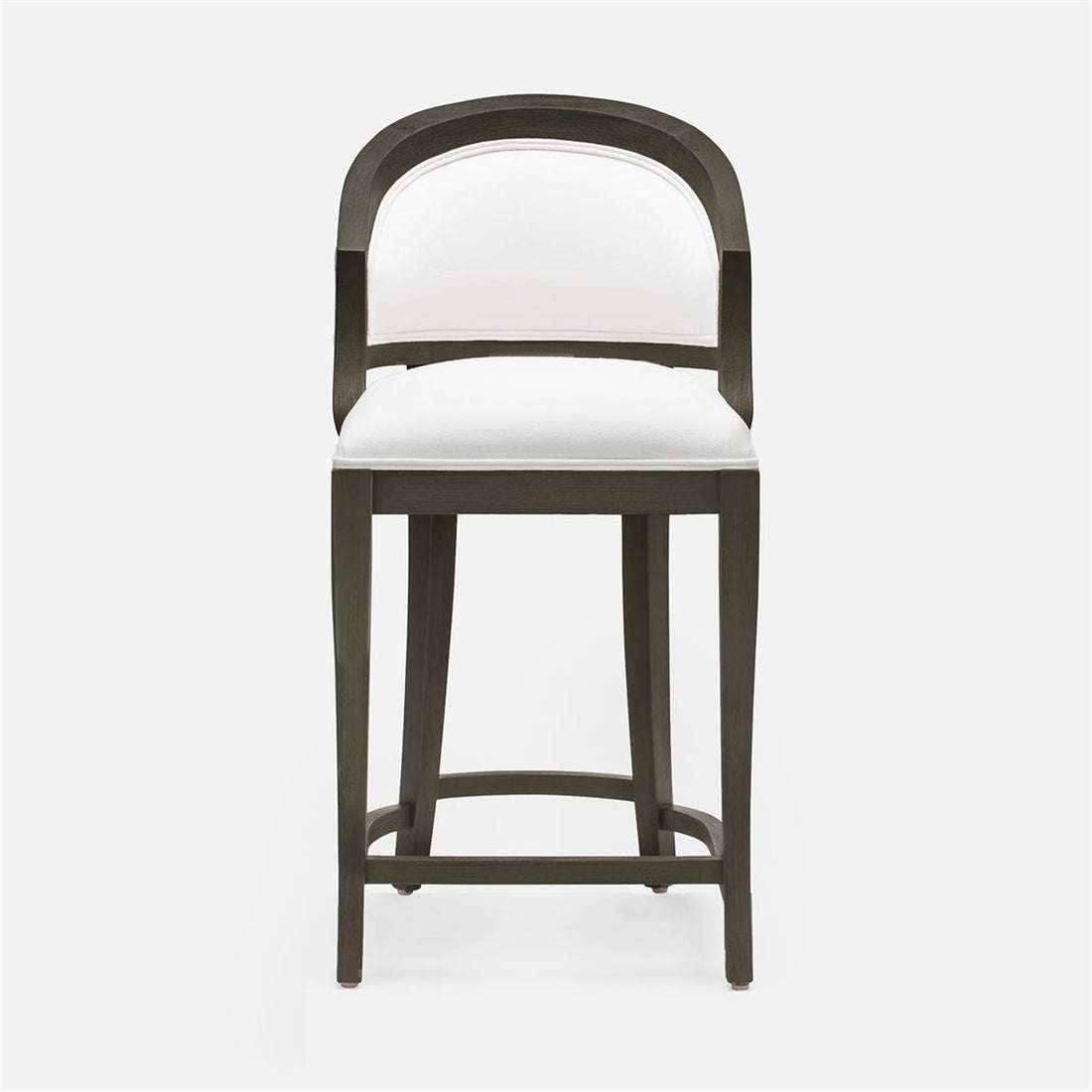 Made Goods Sylvie Curved Back Counter Stool in Severn Canvas