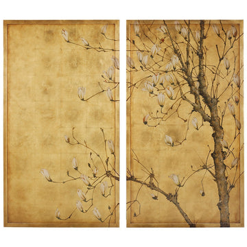 Theodore Alexander Indochine Spring Magnolias Art