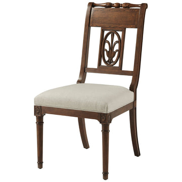 Theodore Alexander The Iven Linen Dining Side Chair, Set of 2