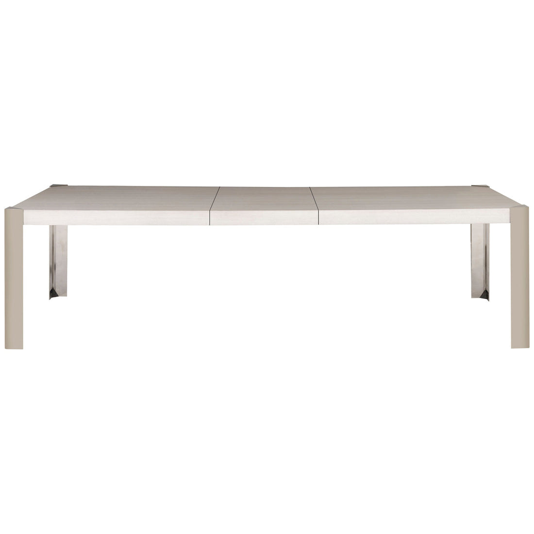 Vanguard Furniture Angled Dining Table with Metal Captured Leg