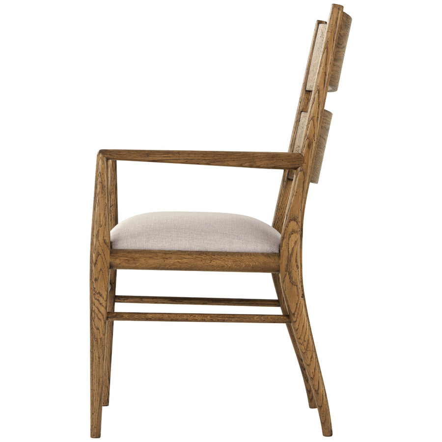 Theodore Alexander Nova Dining Arm Chair, Set of 2