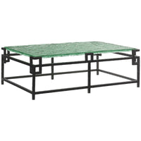Tommy Bahama Island Fusion Hermes Reef Glass Top Cocktail Table