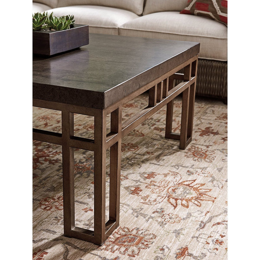Tommy Bahama Cypress Point Montera Travertine Cocktail Table