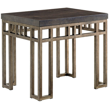 Tommy Bahama Cypress Point Montera Travertine End Table