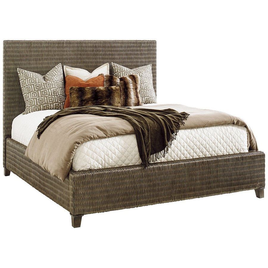 Tommy Bahama Cypress Point Driftwood Isle Woven Platform Bed