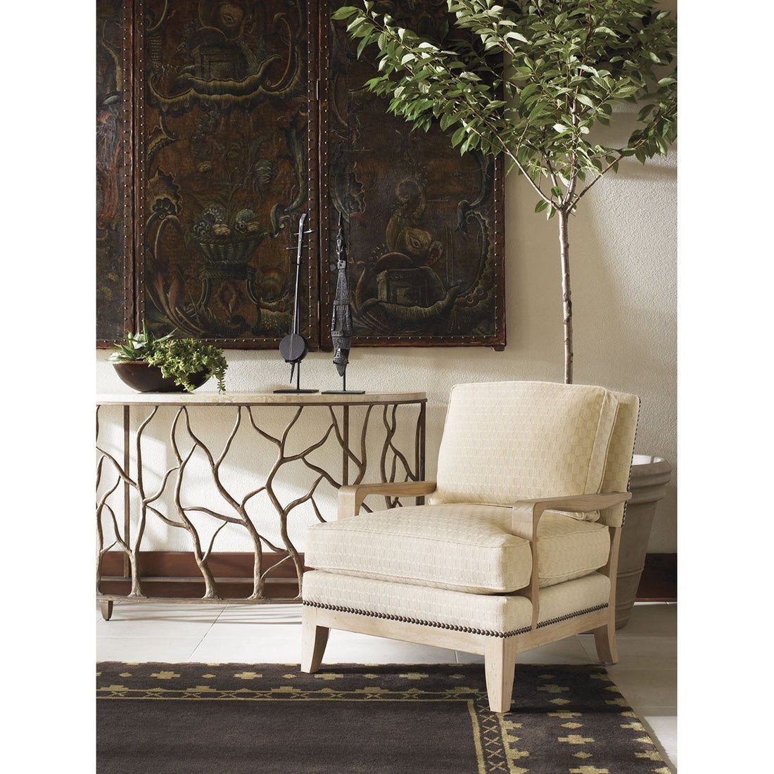 Tommy Bahama Road To Canberra Bannister Garden Console Table