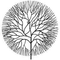 Phillips Collection Circle Wire Tree Wall Art