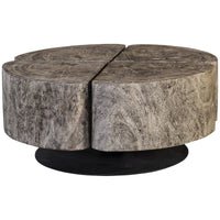 Phillips Collection Clover Gray Stone Coffee Table