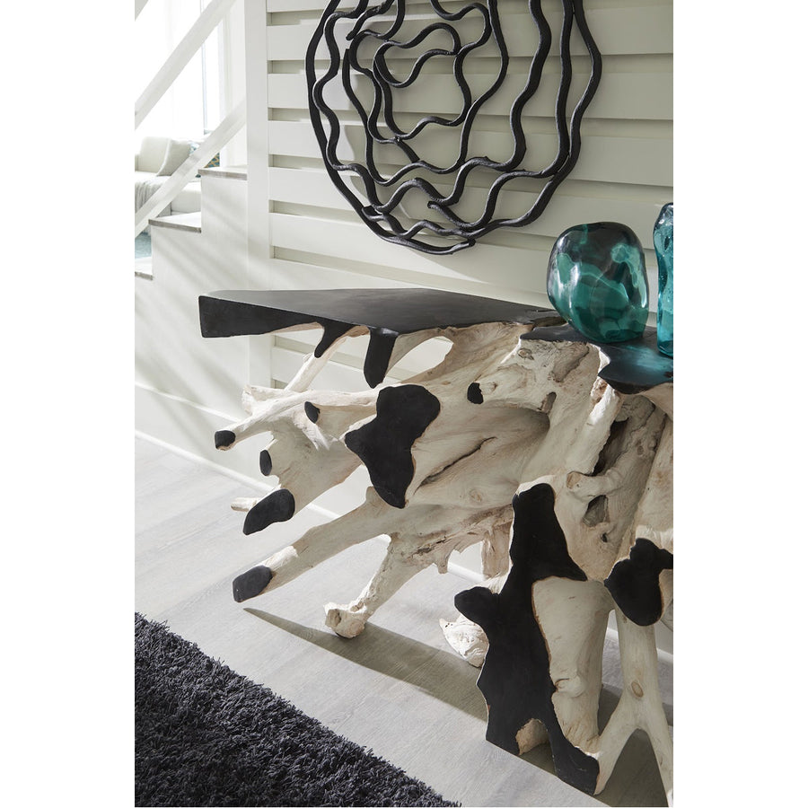 Phillips Collection Vine Wall Flower, Black