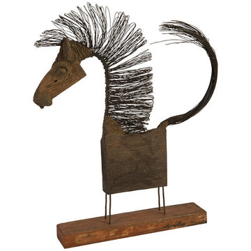 Phillips Collection Medium-Body Wire Horse Sculpture