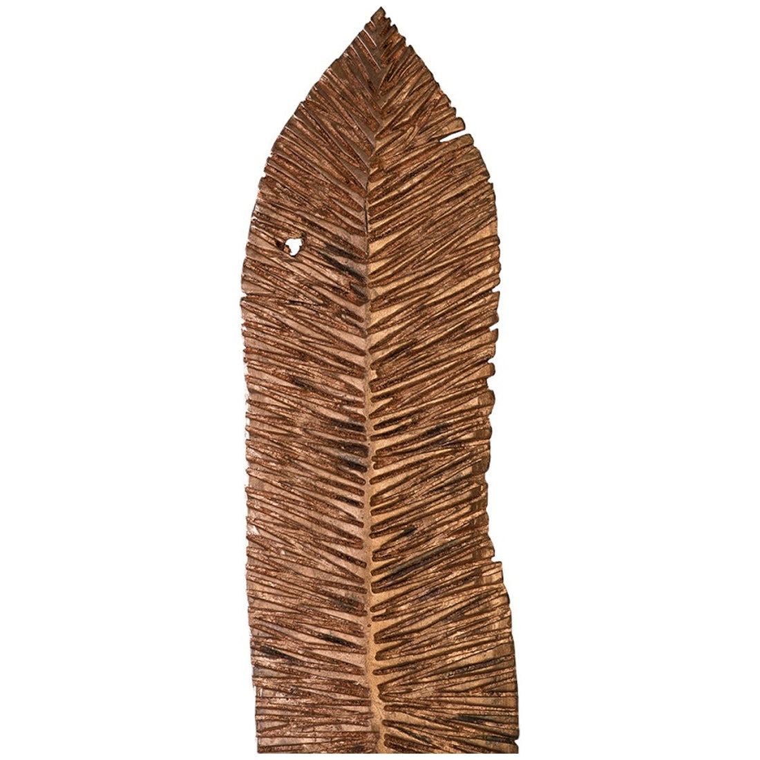 Phillips Collection Carved Copper Leaf X-Large Sculpture on Stand
