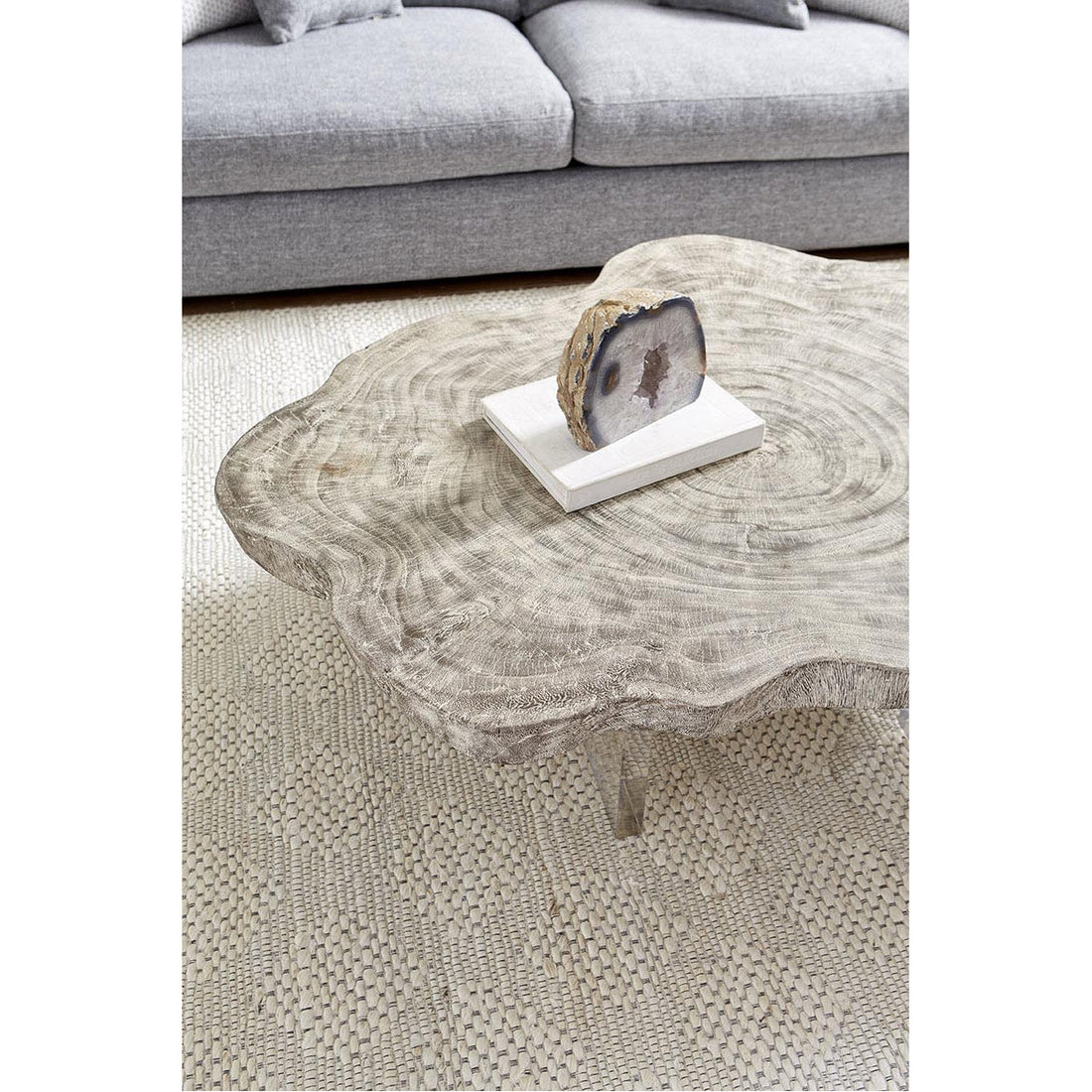 Phillips Collection Floating Coffee Table on Acrylic Legs