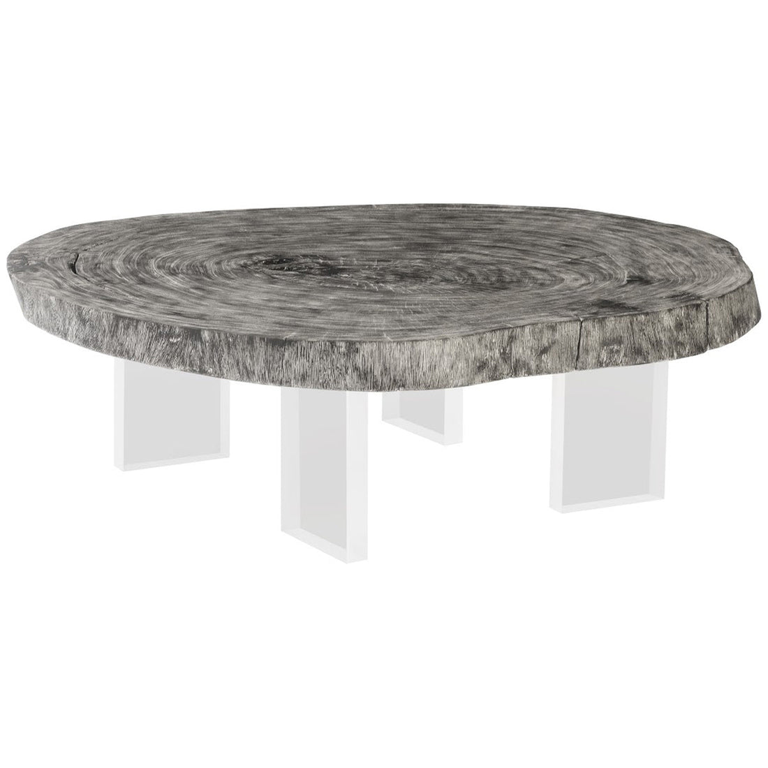 Phillips Collection Floating Coffee Table on Acrylic Legs