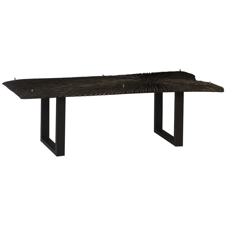 Phillips Collection Chainsaw Dining Table with Glass