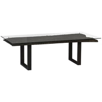 Phillips Collection Chainsaw Dining Table with Glass