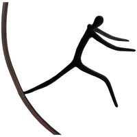 Phillips Collection Leaping Olympic Figure in Iron Ring