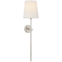 Visual Comfort Bryant Large Tail Sconce with Linen Shade