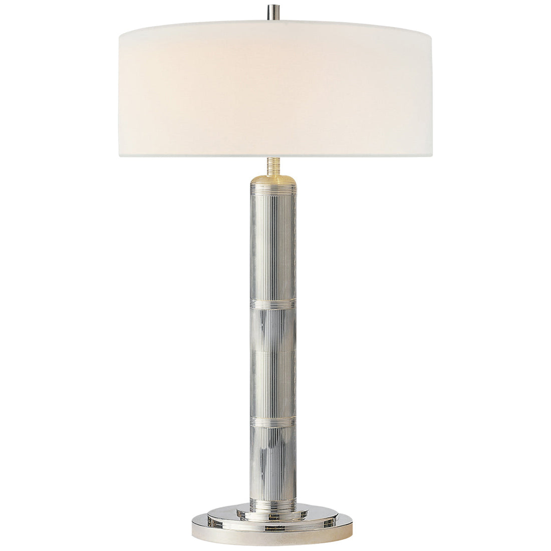 Visual Comfort Longacre Tall Table Lamp with Linen Shade