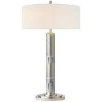 Visual Comfort Longacre Tall Table Lamp with Linen Shade