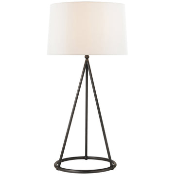 Visual Comfort Nina Tapered Table Lamp with Linen Shade
