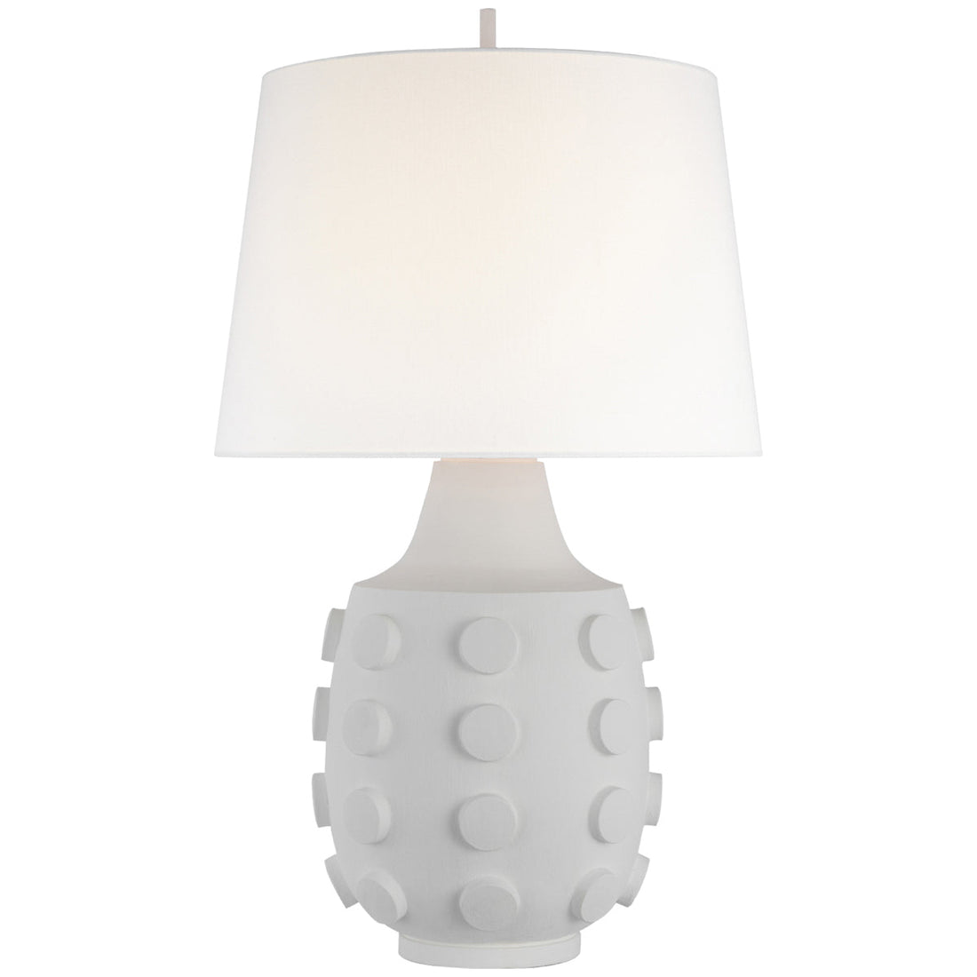 Visual Comfort Orly Large Table Lamp with Linen Shade