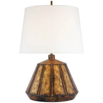 Visual Comfort Frey Medium Table Lamp with Linen Shade