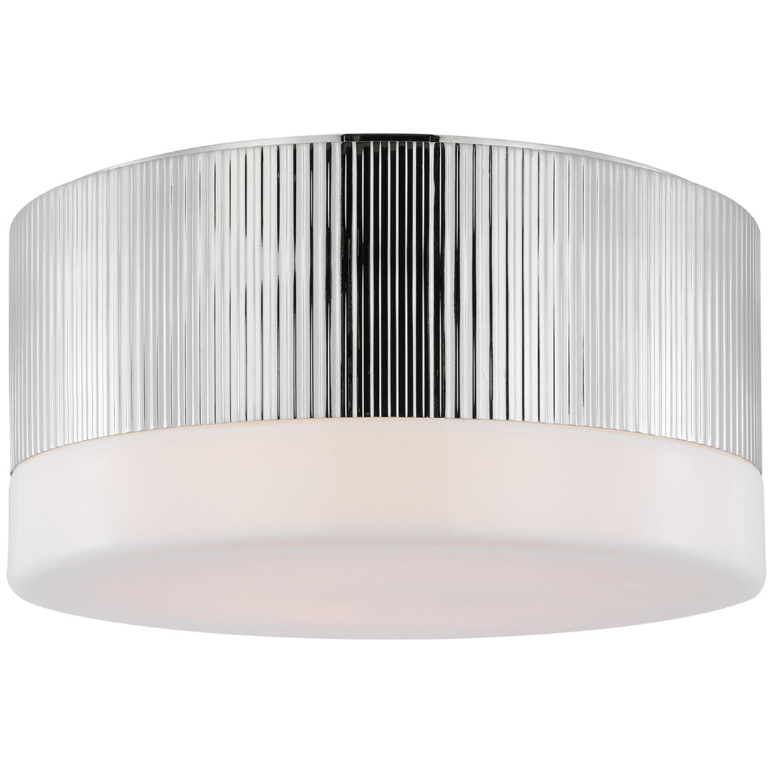 Visual Comfort Ace 12-Inch Flush Mount with White Glass