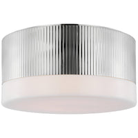 Visual Comfort Ace 12-Inch Flush Mount with White Glass