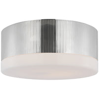 Visual Comfort Ace 17-Inch Flush Mount with White Glass