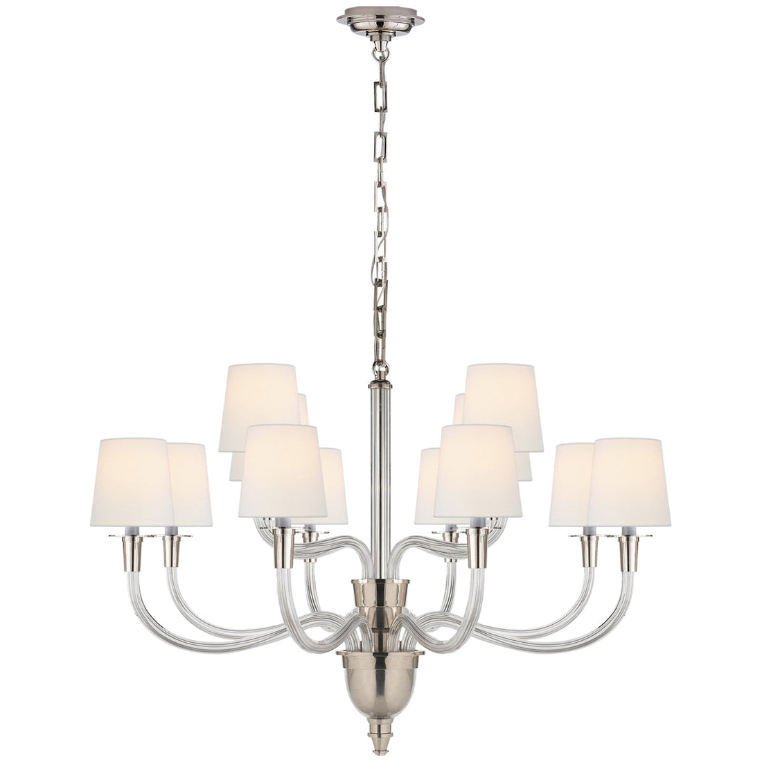 Visual Comfort Vivian Large Two-Tier Chandelier