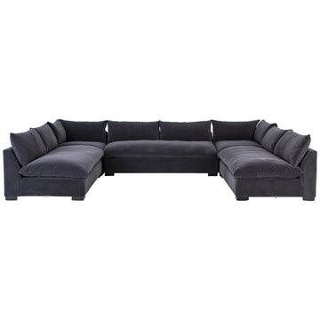 Four Hands Atelier Grant 5-Piece Sectional - Henry Charcoal