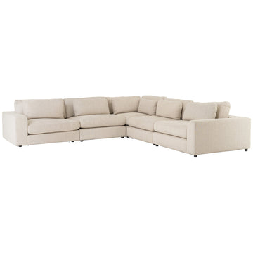 Four Hands Atelier Bloor 5-Piece Sectional - Essence Natural