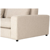 Four Hands Atelier Bloor 4-Piece Sectional with Ottoman - Natural