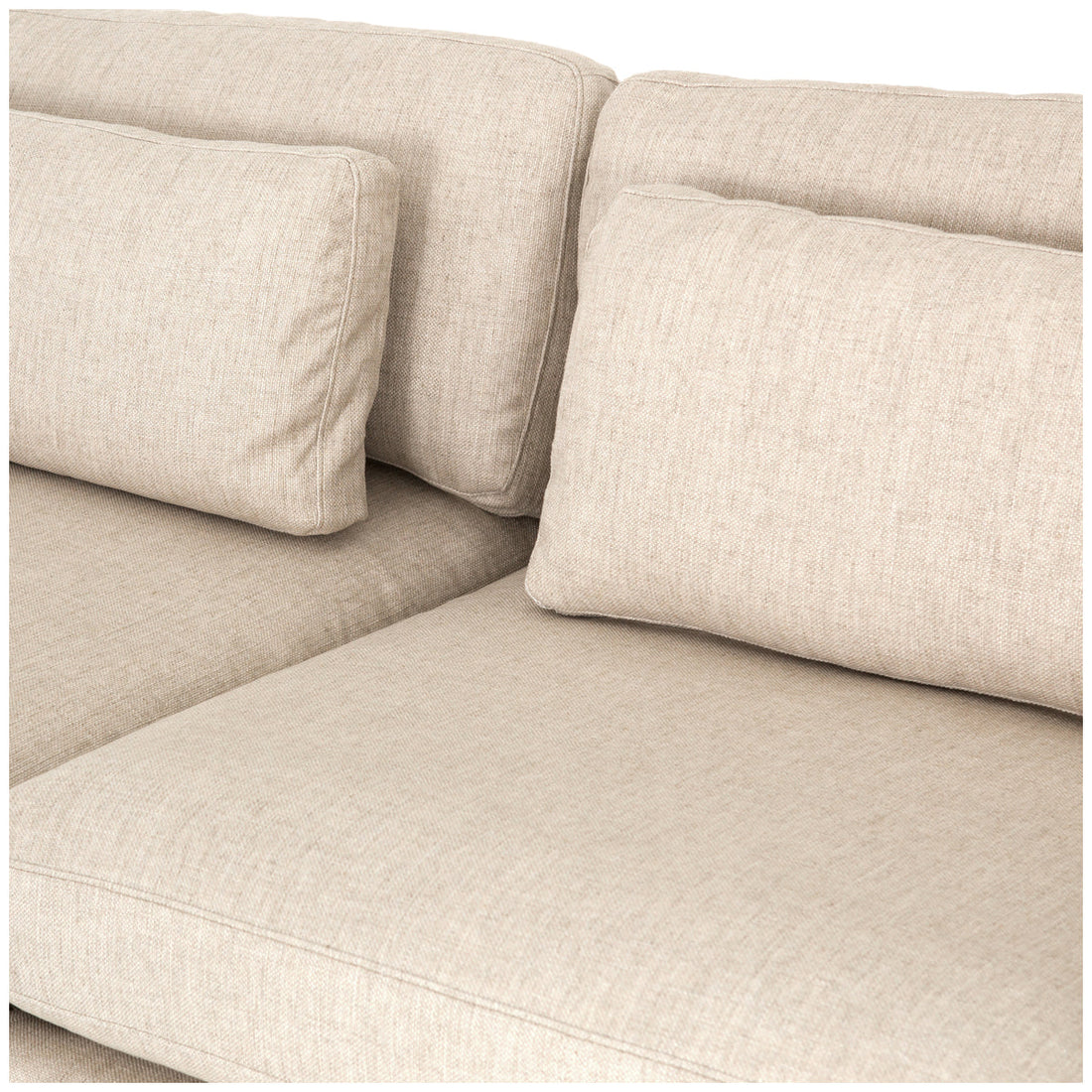 Four Hands Atelier Bloor 5-Piece Natural Sectional with Ottoman