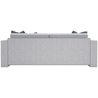 Caracole Upholstery Welt Played Sofa in Smokey Taupe