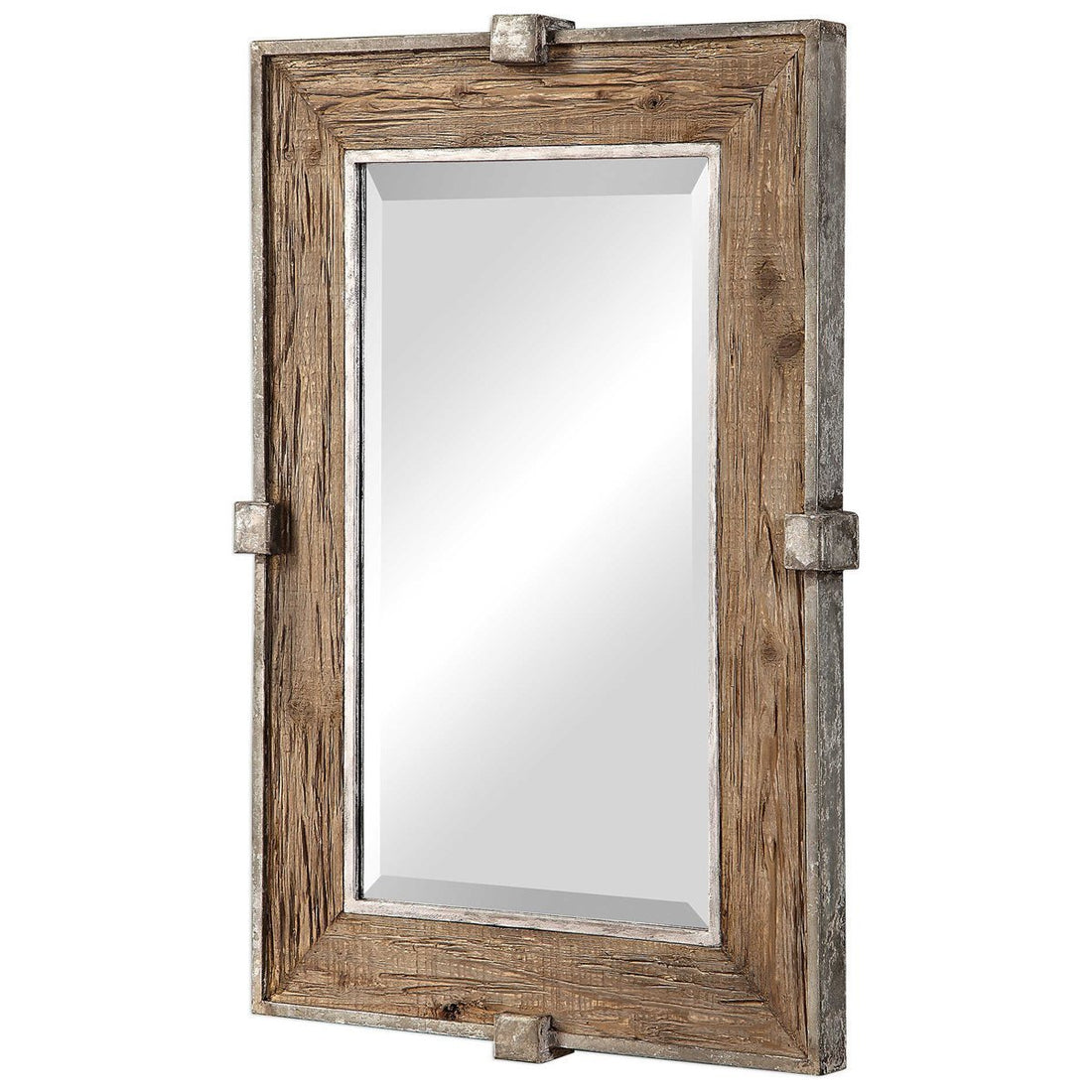 Uttermost Siringo Weathered Wood Mirror