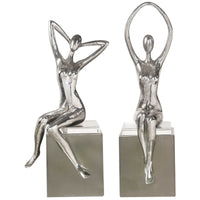 Uttermost Jaylene Silver Sculptures, 2-Piece Set