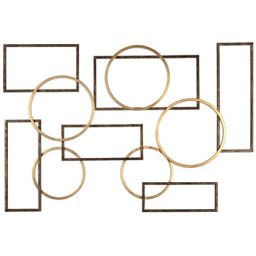 Uttermost Elias Bronze And Gold Wall Art