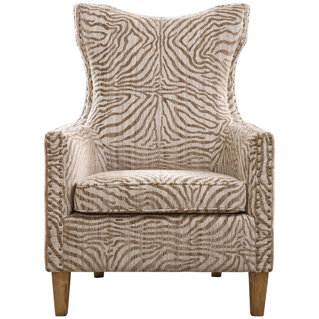 Uttermost Kiango Animal Pattern Armchair